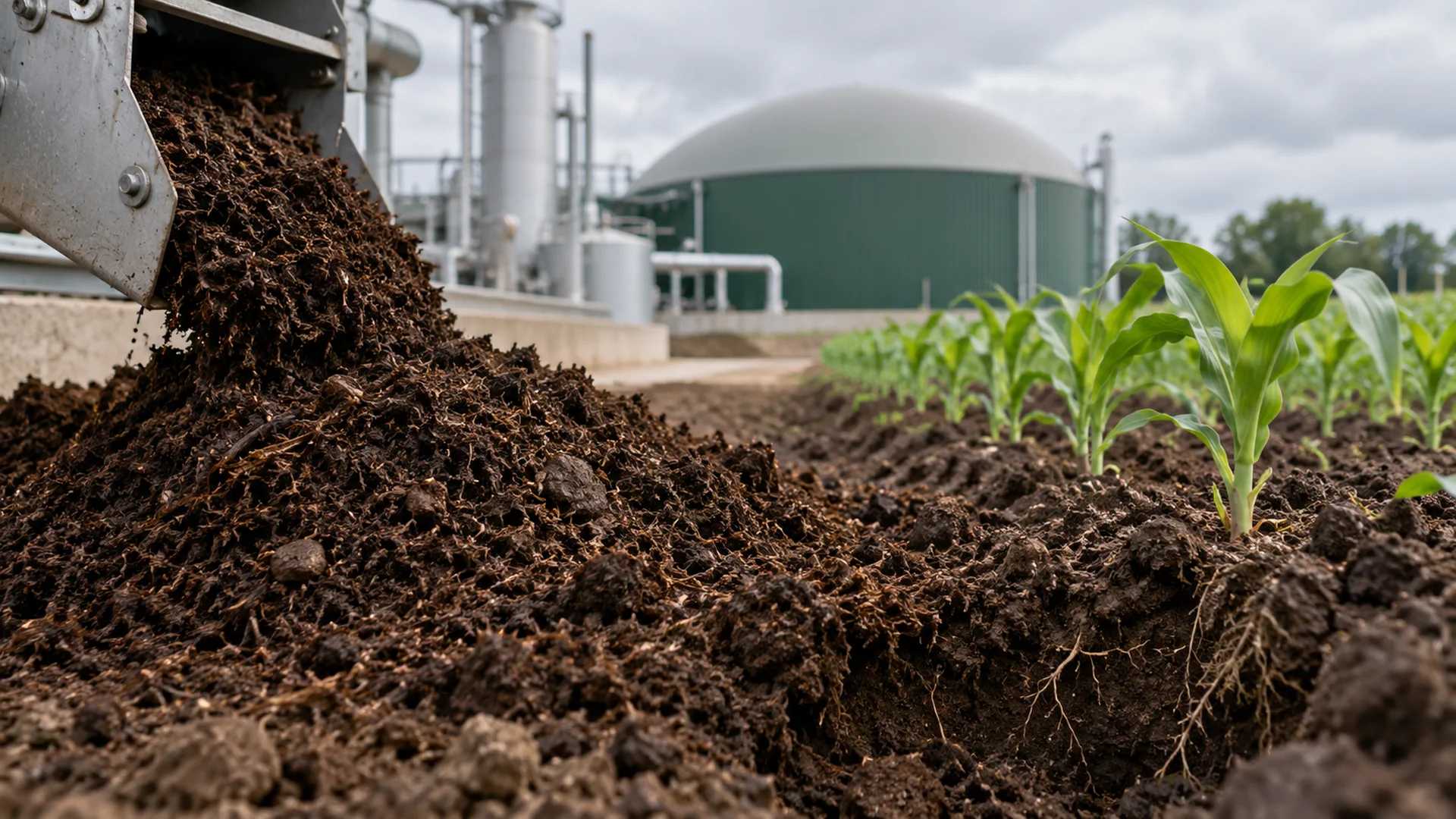 Organic co-product returning value to agriculture